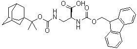 CAS # 251316-97-9, N-[(9H-Fluoren-9-ylmethoxy)carbonyl]-3-[[(1-methyl-1-tricyclo[3.3.1.1(3,7)]dec-1-ylethoxy)carbonyl]amino]-L-alanine