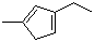 3-Ethyl-1-methyl-1,3-cyclopentadiene molecular structure (CAS 25148-01-0)