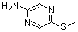 CAS # 251549-38-9, 5-(Methylthio)-2-pyrazinamine, 5-(methylthio)-pyrazinamine, 5-(Methylsulfanyl)pyrazin-2-amine, 5-(Methylthio)pyrazin-2-amine