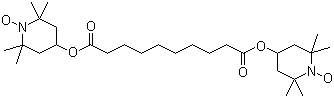 CAS # 2516-92-9, Bis(2,2,6,6-tetramethyl-1-piperidinyloxy-4-yl) sebacate