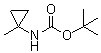 structure of CAS# 251661-01-5, (1-甲基环丙基)氨基甲酸叔丁酯
