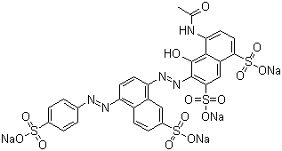 CAS 登录号：2519-30-4, 食品黑 1
