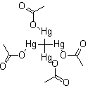 structure of CAS# 25201-30-3, 四(乙酰氧基汞)甲烷
