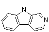 CAS # 2521-07-5, 9-Methyl-9H-pyrido[3,4-b]indole, 9-Methyl-beta-carboline, 9-Methylnorharman, 9-Methylnorharmane, N-Methylnorharman