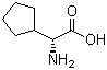 structure of CAS# 2521-86-0, D-Cyclopentylglycine