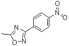 structure of CAS# 25283-96-9, 5-Methyl-3-(4-nitrophenyl)-1,2,4-oxadiazole