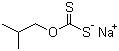 CAS 登录号：25306-75-6, 异丁基黄原酸钠, 异丁黄药, 二硫代碳酸-O-(2-甲基丙基)酯钠盐