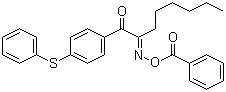 structure of CAS# 253585-83-0, 1-[4-(苯硫基)苯基]-1,2-辛烷二酮 2-(O-苯甲酰肟)