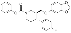 structure of CAS# 253768-88-6, N-苯氧羰基帕罗西汀