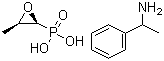CAS # 25383-07-7, Phosphonomycin (R)-1-phenethylamine salt, (R)-alpha-Methylbenzenemethanamine (2R-cis)-(3-methyloxiranyl)phosphonate (1:1)