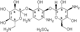structure of CAS# 25389-94-0, 硫酸卡那霉素