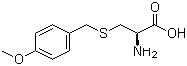 2-Amino-3-[(4-methoxybenzyl)thio]propanoic acid molecular structure (CAS 2544-31-2)