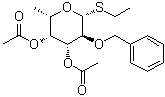 CAS # 254444-59-2, Ethyl 6-deoxy-2-O-(phenylmethyl)-1-thio-beta-L-galactopyranoside diacetate