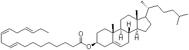 structure of CAS# 2545-22-4, 胆甾烯基亚麻酸酯