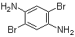 structure of CAS# 25462-61-7, 2,5-二溴对苯二胺