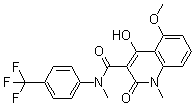 structure of CAS# 254964-60-8, Tasquinimod