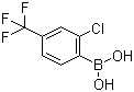 structure of CAS# 254993-59-4, 2-氯-4-(三氟甲基)苯硼酸