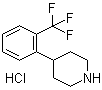 structure of CAS# 255051-14-0, 4-(2-三氟甲基苯基)哌啶盐酸盐