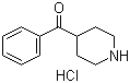 CAS # 25519-80-6, 4-Benzoylpiperidine hydrochloride, Phenyl(piperidin-4-yl)methanone hydrochloride