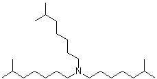 structure of CAS# 25549-16-0, Triisooctylamine