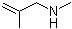 CAS # 2555-03-5, N-Methylmethallylamine, Methallylmethylamine, Methyl(2-methyl-2-propenyl)amine, N,2-Dimethylallylamine