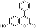 7-Hydroxy-4-phenylcoumarin molecular structure (CAS 2555-30-8)