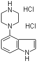 CAS # 255714-24-0, 4-(1-Piperazinyl)-1H-indole hydrochloride, 4-(1-Piperazinyl)-1H-indole dihydrochloride