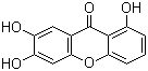 structure of CAS# 25577-04-2, 1,6,7-三羟基氧杂蒽酮