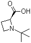 CAS # 255883-03-5, (2S)-1-(1,1-Dimethylethyl)-2-azetidinecarboxylic acid