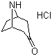 structure of CAS# 25602-68-0, Nortropinone hydrochloride