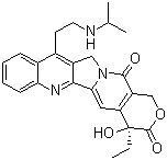 CAS # 256411-32-2, Camtobell, (S)-4-Ethyl-4-hydroxy-11-[2-(isopropylamino)ethyl]-3,4,12,14-tetrahydro-1H-pyrano[3',4':6,7]indolizino[1,2-b]quinoline-3,14-dione