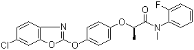 CAS # 256412-89-2, Metamifop, (2R)-2-[4-[(6-Chloro-2-benzoxazolyl)oxy]phenoxy]-N-(2-fluorophenyl)-N-methylpropanamide