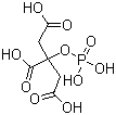 CAS # 2565-87-9, 2-(Phosphonooxy)-1,2,3-propanetricarboxylic acid, Phosphocitric acid