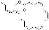 structure of CAS# 2566-90-7, Methyl all-cis-4,7,10,13,16,19-docosahexaenoate