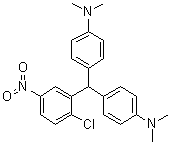 CAS # 256925-03-8, AL 082D06, 4,4'-[(2-Chloro-5-nitrophenyl)methylene]bis[N,N-dimethylbenzenamine]
