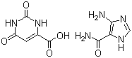 CAS 登录号：2574-78-9, 阿卡明, 奥拉米特, 乳清酸氨咪酰胺, 5-氨基咪唑-4-甲酰胺乳清酸盐