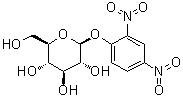 CAS # 25775-97-7 (31046-14-7), 2,4-Dinitrophenyl D-glucopyranoside, 2,4-Dinitrophenyl beta-D-glucopyranoside