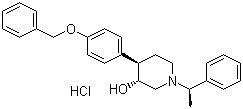 CAS # 257938-65-1, (3R,4R)-1-[(1R)-1-Phenylethyl]-4-[4-(phenylmethoxy)phenyl]-3-piperidinol hydrochloride