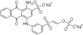 structure of CAS# 2580-78-1, 活性蓝 19