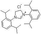 structure of CAS# 258278-25-0, 1,3-双(2,6-二异丙基苯基)氯化咪唑啉鎓