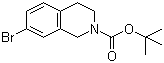 structure of CAS# 258515-65-0, 7-溴-3,4-二氢异喹啉-2(1H)-羧酸叔丁酯