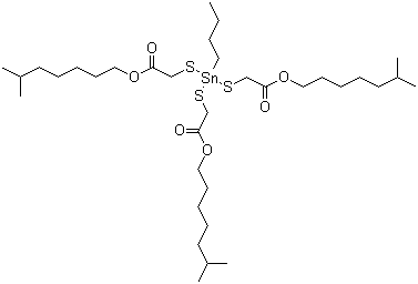 CAS # 25852-70-4, Triisooctyl 2,2',2''-[(butylstannylidyne)tris(thio)]triacetate