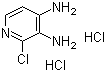 structure of CAS# 2586-98-3, 2-Chloro-3,4-pyridinediamine hydrochloride