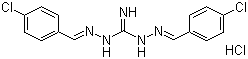 Robenidine hydrochloride molecular structure (CAS 25875-50-7)