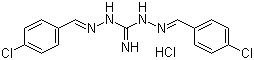 CAS # 25875-51-8, Robenidine hydrochloride, 1,2-Bis[(4-chlorophenyl)methylideneamino]guanidine hydrochloride, Bis[(4-chlorophenyl)methylene]carbonimidic dihydrazide hydrochloride