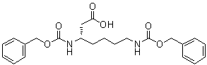 structure of CAS# 259195-59-0, (3S)-3,7-二[[苄氧羰基]氨基]庚酸