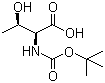 structure of CAS# 2592-18-9, Boc-L-Threonine