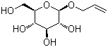 structure of CAS# 2595-07-5, 烯丙基-beta-吡喃半乳糖苷