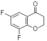structure of CAS# 259655-01-1, 6,8-二氟色满-4-酮