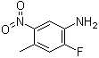 structure of CAS# 259860-00-9, 2-氟-4-甲基-5-硝基苯胺